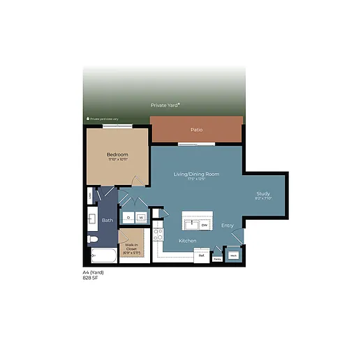 Floor plan A4 (Yard)