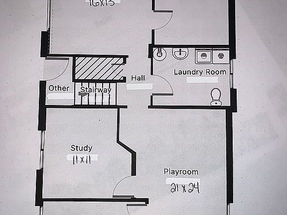 2nd floor approx. layout