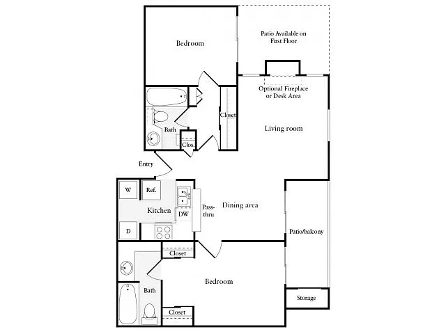 Floor plan 955