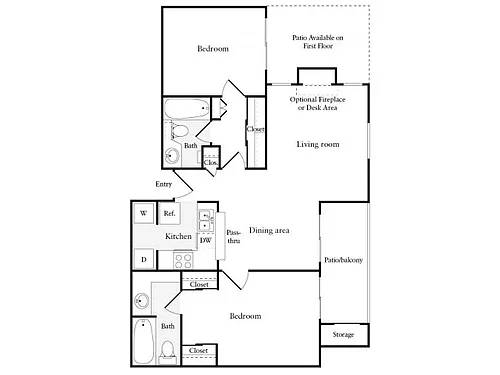 Floor plan 955
