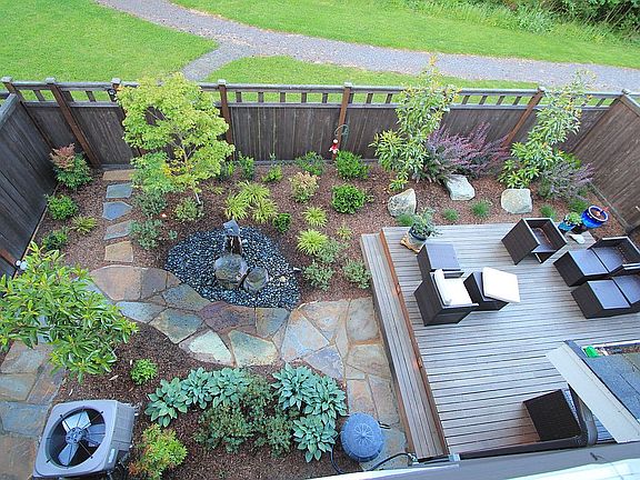 Flagstone Path, Ipe Deck