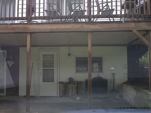 View of lower level entrance