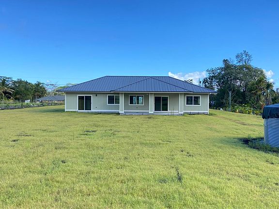 Back yard looking at Lanai