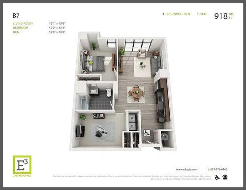 Floor plan Edge_B7
