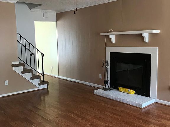 Living Room & wood fireplace