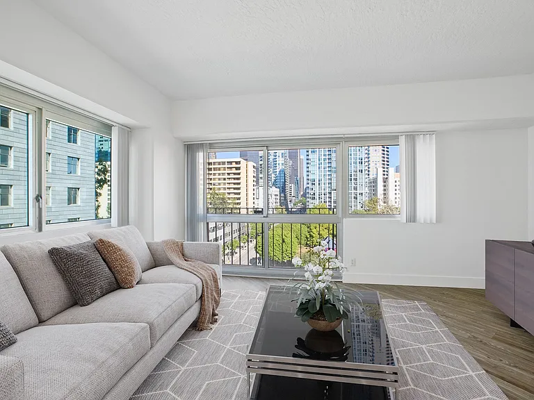 Large windows invite plenty of natural light into your home