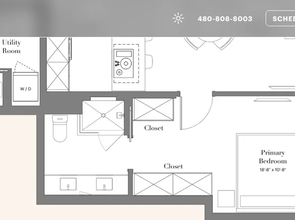1B-08E Plan, Optima McDowell Mountain