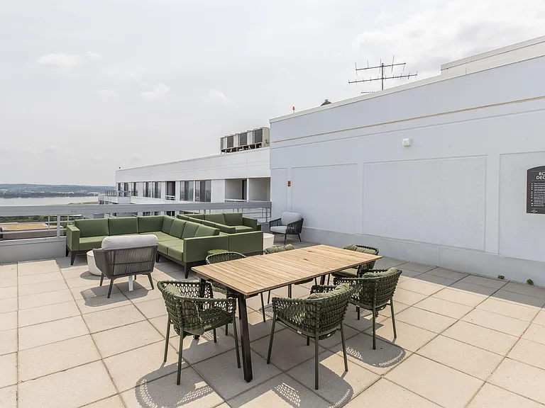 Updated rooftop deck