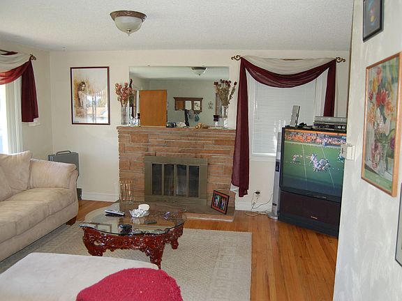Fireplace in living room