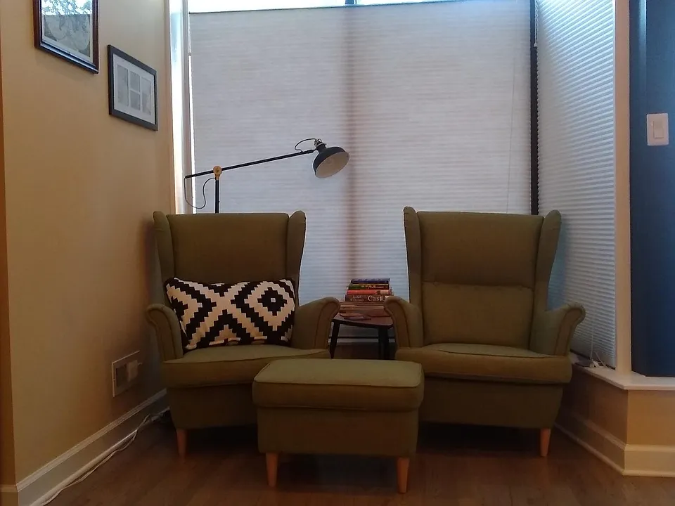 Another cozy corner in the living room.