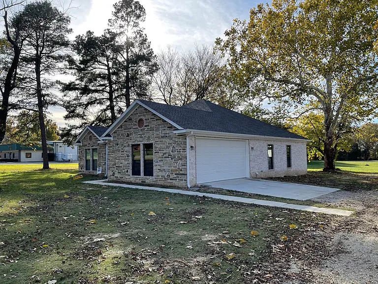 Front right of property