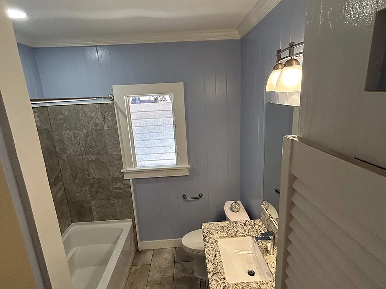 Hallway bathroom