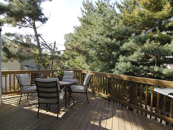Private Wooden Deck off Dining Room