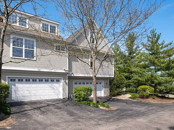 View of the garage entry with attached 2-car garage