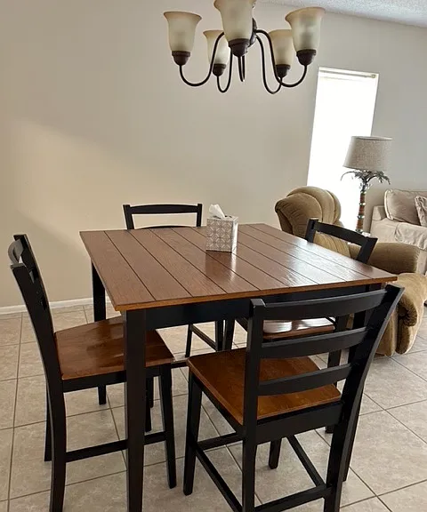 dining room table and chairs