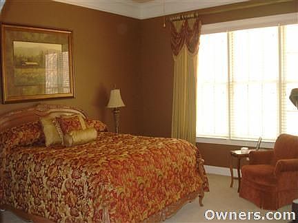 Spacious Master has french doors to back patio