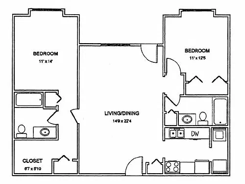 Floor plan The Bainbridge