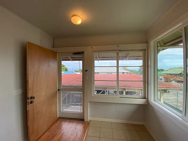 Entryway to the home. Great place to take off your shoes!