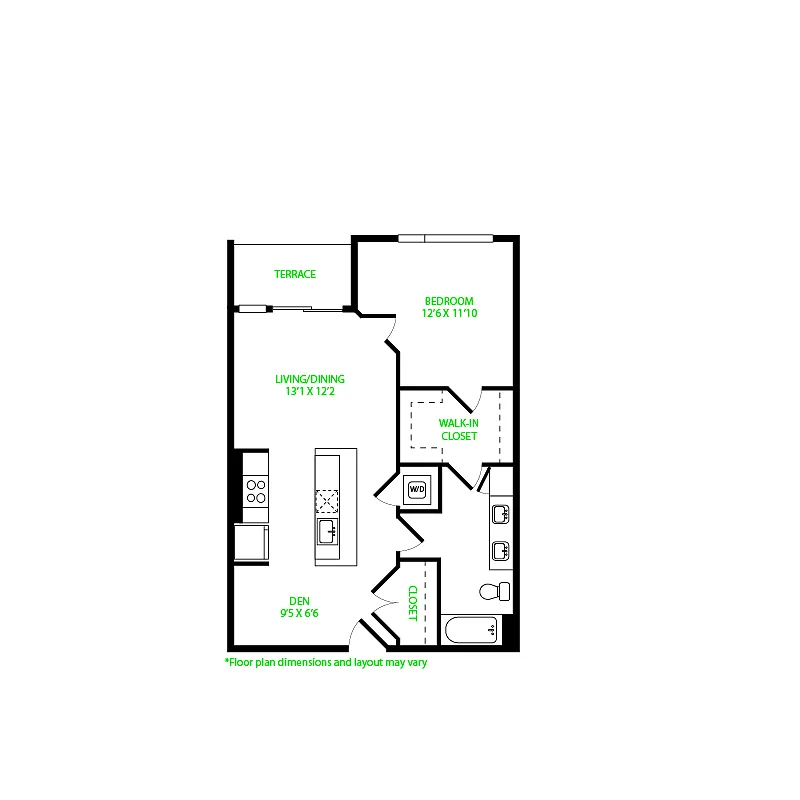 Floor plan P.4W