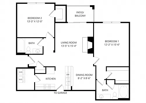 Floor plan 2B