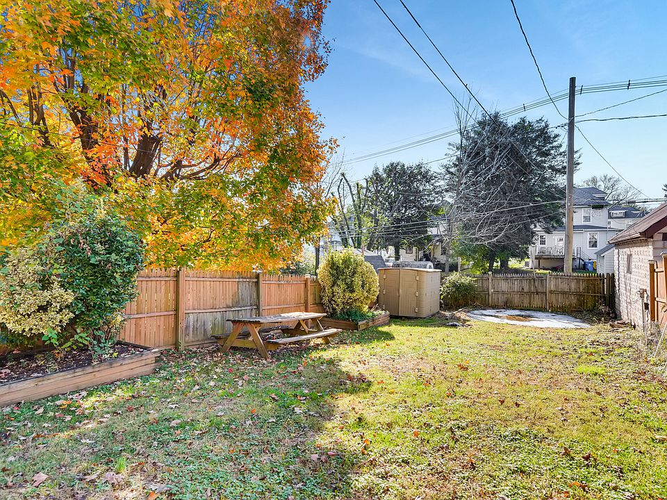 Big flat back yard