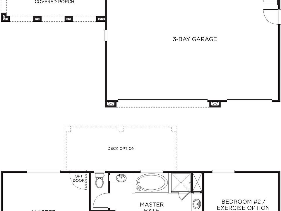 Crest View - Plan 4XC - Floorplan