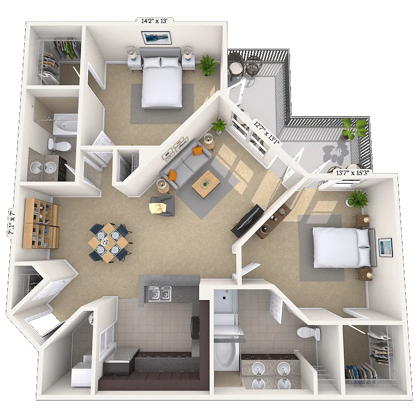 Floor plan Madras