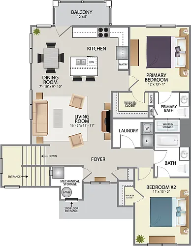 Floor plan B1M3