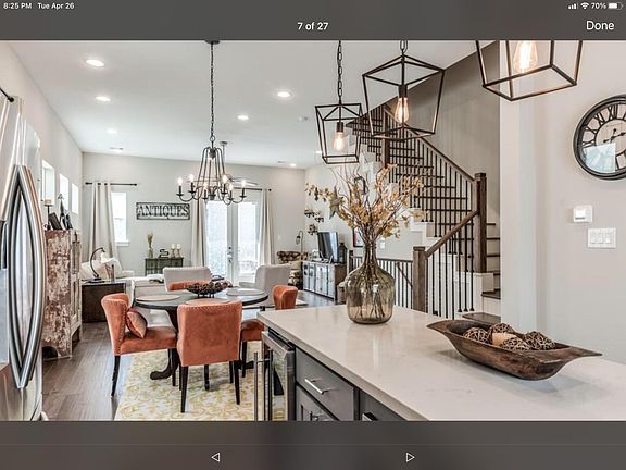 Kitchen and dining room.