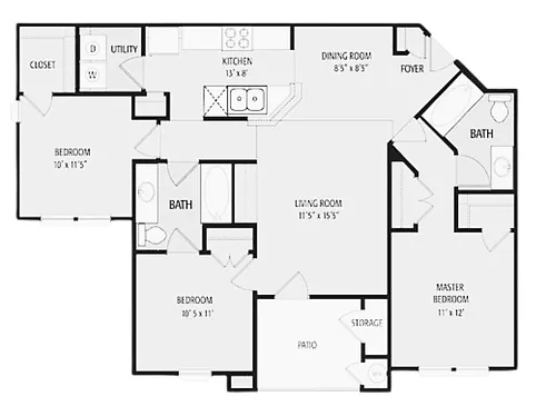Floor plan C1