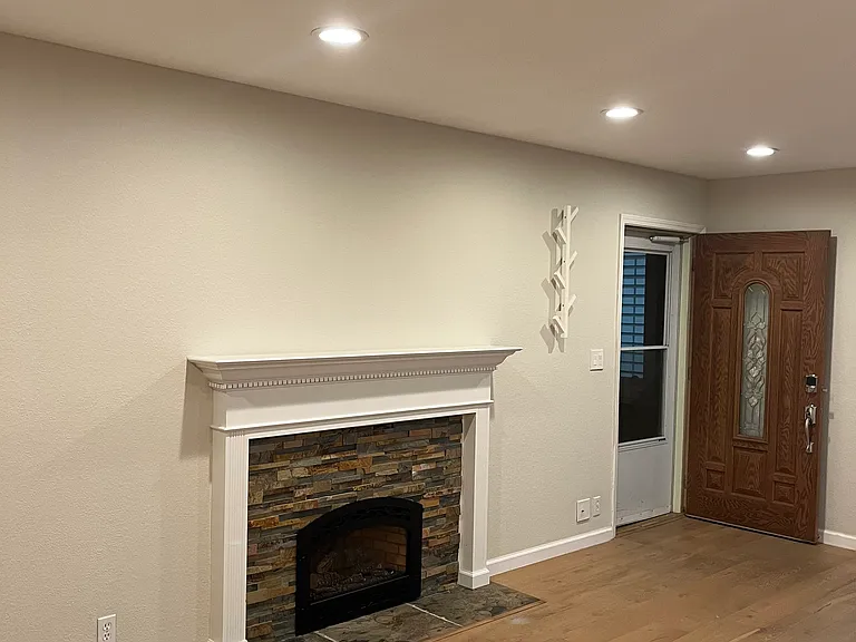 Living room and entrance