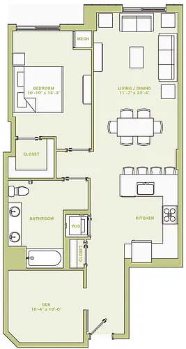 Floor plan A13D