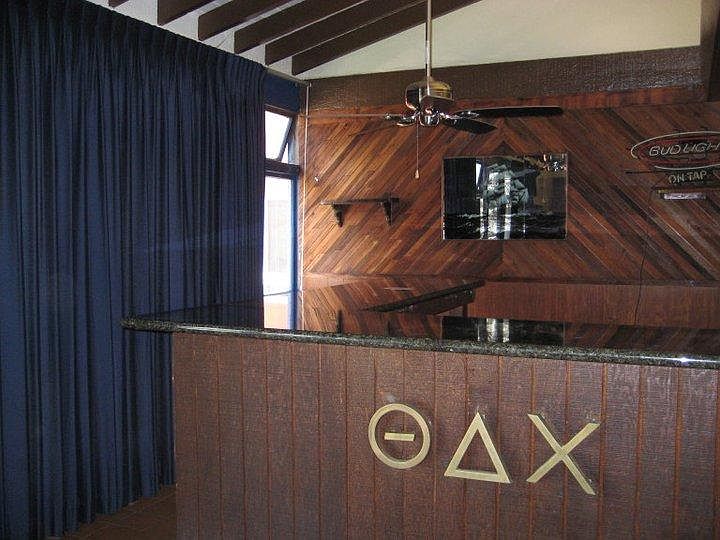 the bar
