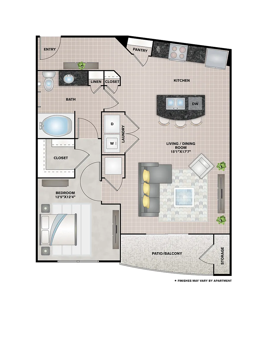Floor plan The Malis - Renovated
