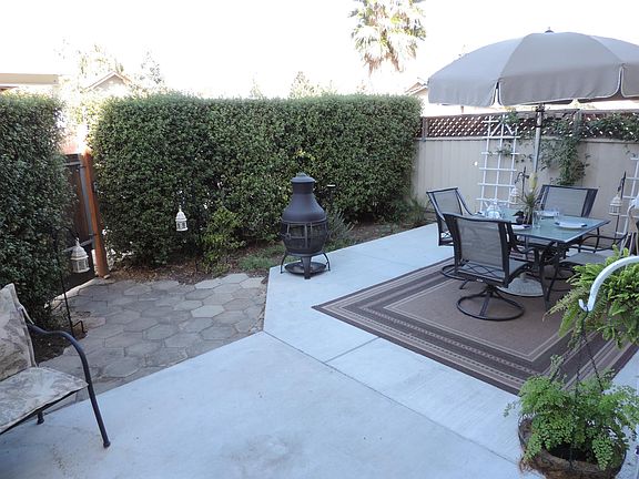 private patio with space for patio table and chairs