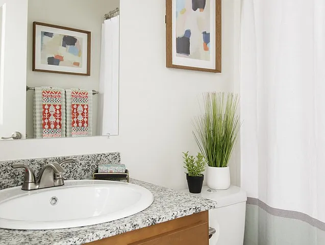 Enjoy the Elegance of a Bathroom with an Oval Sink at The Flatts Salisbury