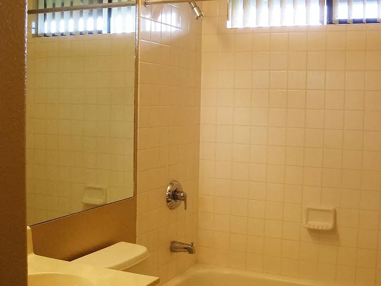 Guest bathroom, half bathroom downstairs also.