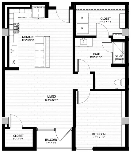 Floor plan A62