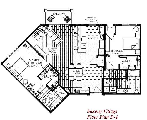 Floor plan D4