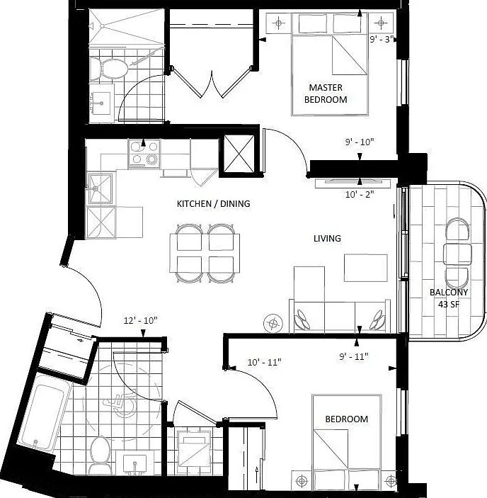 2 bed, $3,000 — Photo 2