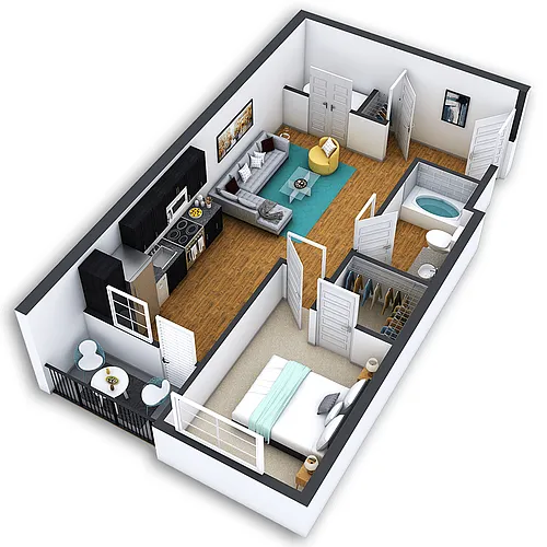Floor plan Berkeley Platinum