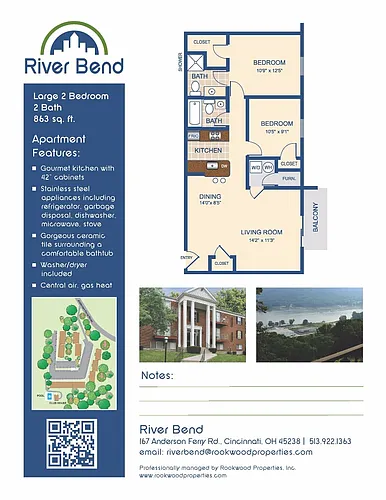 Floor plan RB-DES: 2B2B-863