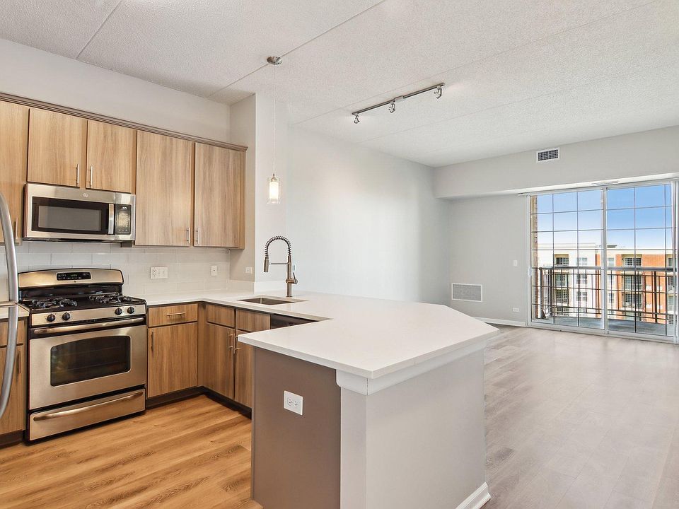 Stylish kitchen with modern appliances