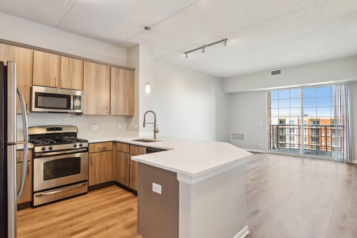 Stylish kitchen with modern appliances