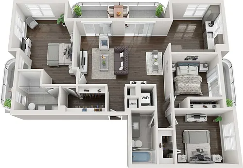 Floor plan C1-1462