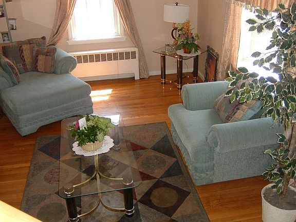 Living Room featuring hardwood floors!