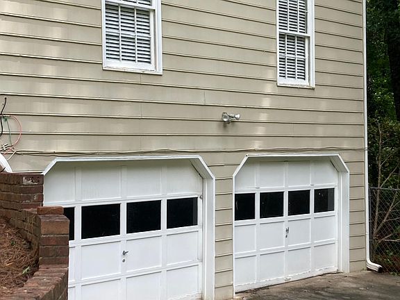 Two car garage. New garage doors are not pictured.
