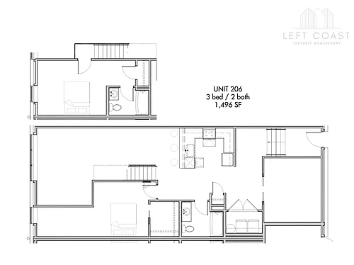 Floor plan The Academy 206