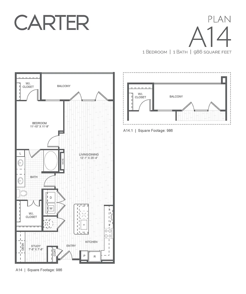 Floor plan A14