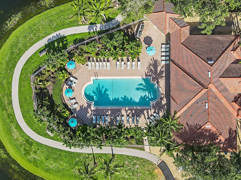 Aerial Pool View